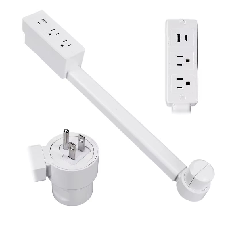 2025 Hot Sale Access Hard-To-Reach Outlets Power Socket Expander Electrical Outlet Extender