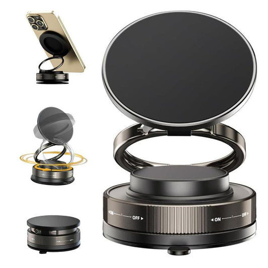 Magnetic Car Phone Mount – Works on Car Dash, Desk, or Bathroom Wall, Compatible with Iphone & Android