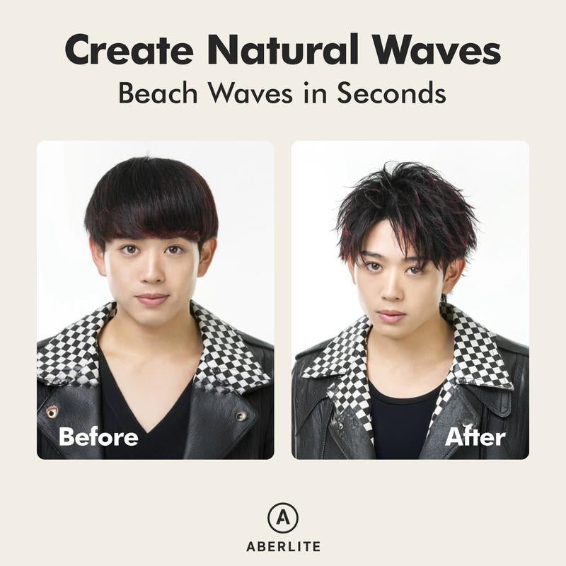Aberlite Grit+Grace Sea Salt Spray for Men & Women Beach Look - Hair Texture Styling Product for Beach Waves - Curly & Wavy Hair Texture Spray