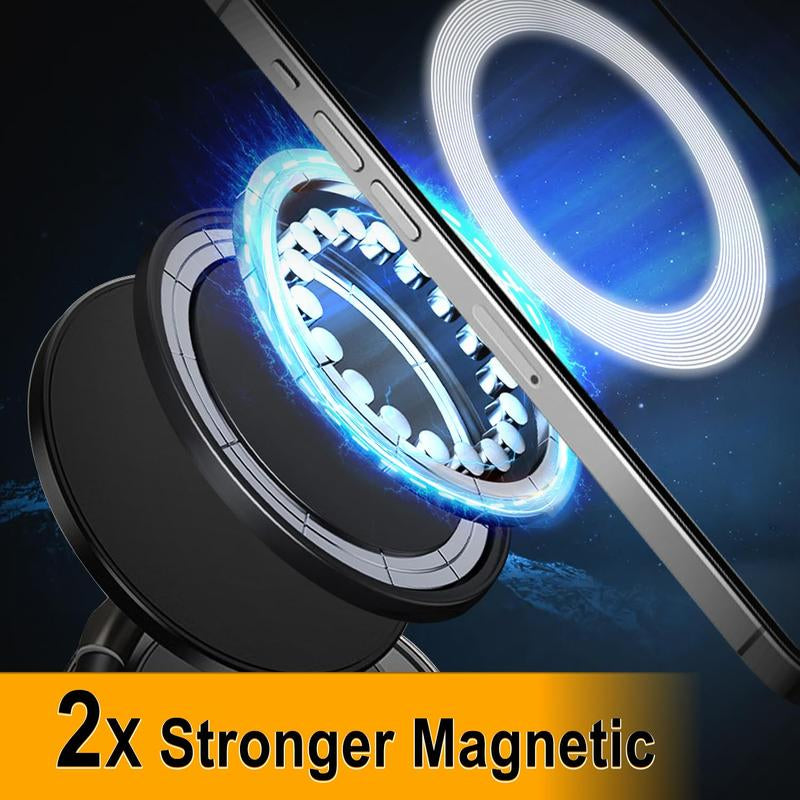 Magnetic Car Phone Mount – Works on Car Dash, Desk, or Bathroom Wall, Compatible with Iphone & Android