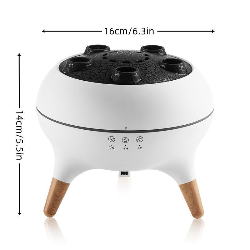 Portable Creative Jellyfish Design Air Humidifier, Remote Control Dynamic Fragrance Mist Maker, Decorative Night Light for Home Office