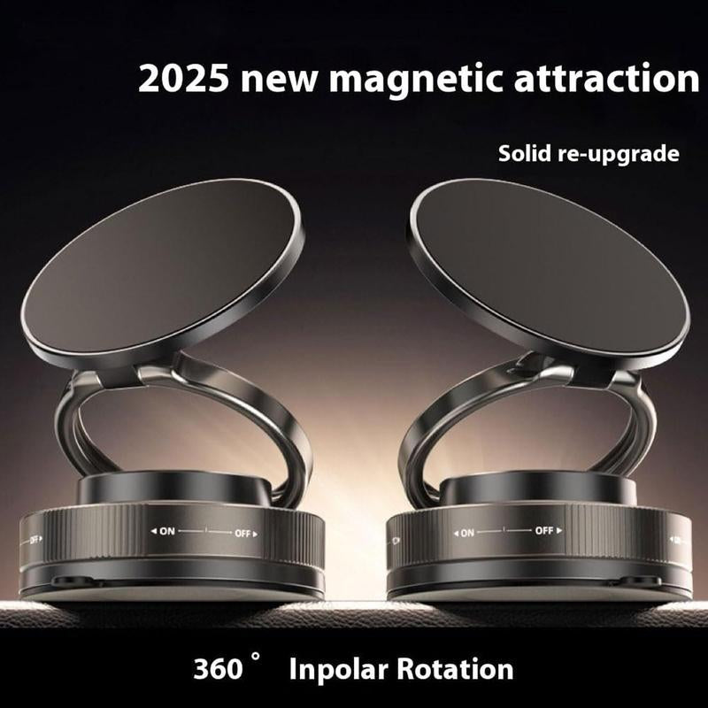 Magnetic Car Phone Mount – Works on Car Dash, Desk, or Bathroom Wall, Compatible with Iphone & Android